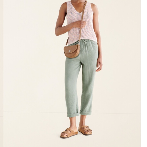 Roots Isla Cotton Gauze Pants - Picture 1 of 8